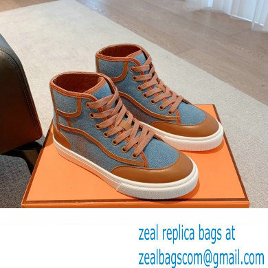 Hermes Get Up High-top Women/Men Sneakers 01 2023 - Click Image to Close