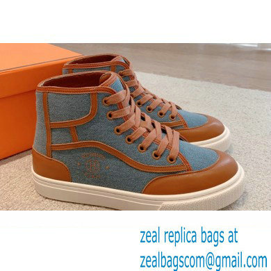 Hermes Get Up High-top Women/Men Sneakers 01 2023 - Click Image to Close