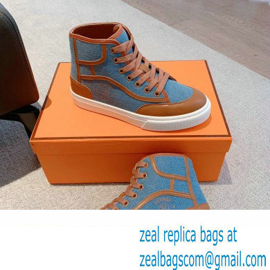 Hermes Get Up High-top Women/Men Sneakers 01 2023 - Click Image to Close