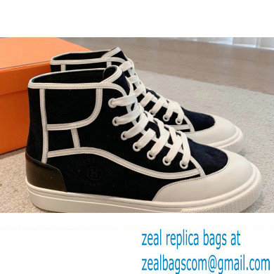 Hermes Get Up High-top Women/Men Sneakers 02 2023 - Click Image to Close