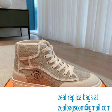 Hermes Get Up High-top Women/Men Sneakers 04 2023