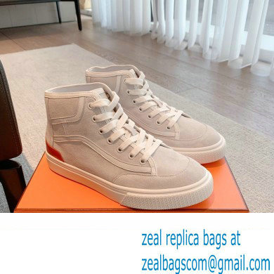 Hermes Get Up High-top Women/Men Sneakers 06 2023 - Click Image to Close