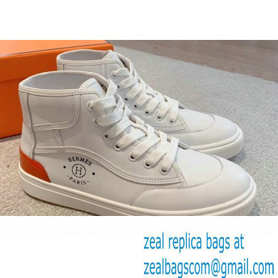 Hermes Get Up High-top Women/Men Sneakers 07 2023