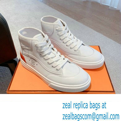 Hermes Get Up High-top Women/Men Sneakers 07 2023