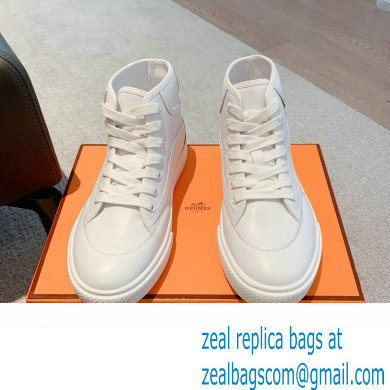 Hermes Get Up High-top Women/Men Sneakers 07 2023