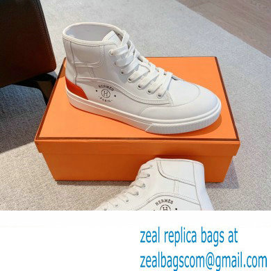 Hermes Get Up High-top Women/Men Sneakers 07 2023