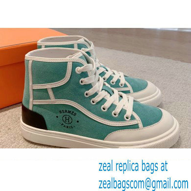 Hermes Get Up High-top Women/Men Sneakers 08 2023 - Click Image to Close