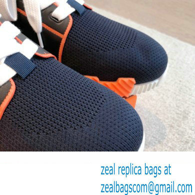 Hermes Knit and calfskin Depart Women/Men Sneakers 03 2023 - Click Image to Close