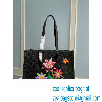 LV x YK OnTheGo MM TOTE BAG M46416 BLACK 2023