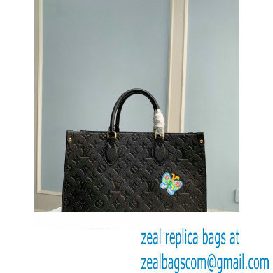 LV x YK OnTheGo MM TOTE BAG M46416 BLACK 2023