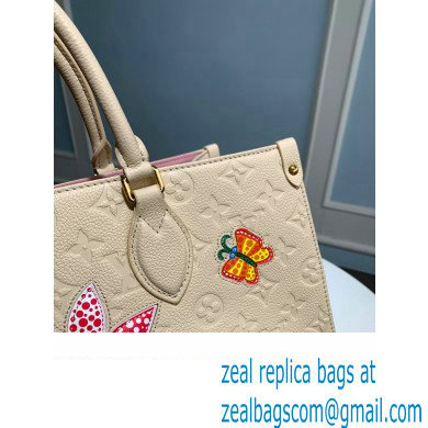 LV x YK OnTheGo MM TOTE BAG M46416 WHITE 2023