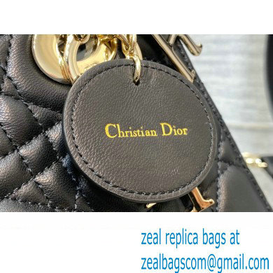 Lady Dior Small Bag in Cannage Lambskin black 2023 - Click Image to Close