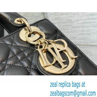 Lady Dior Small Bag in Cannage Lambskin black 2023