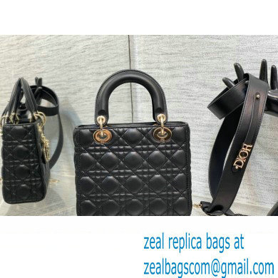 Lady Dior Small Bag in Cannage Lambskin black 2023
