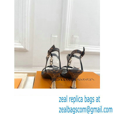 Louis Vuitton Heel 6.5cm Sparkle Sandals Monogram with LV Initials chain 2023 - Click Image to Close