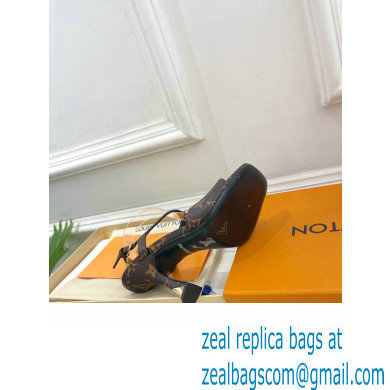 Louis Vuitton Heel 9.5cm Sparkle Sandals Monogram with LV Initials chain 2023 - Click Image to Close