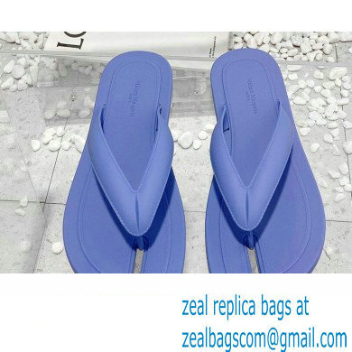 Maison Margiela Tabi Flip-Flops Rubber Thong Sandals Blue 2023