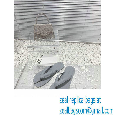 Maison Margiela Tabi Flip-Flops Rubber Thong Sandals Gray 2023 - Click Image to Close