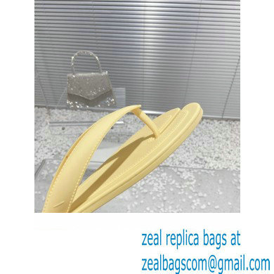 Maison Margiela Tabi Flip-Flops Rubber Thong Sandals Yellow 2023