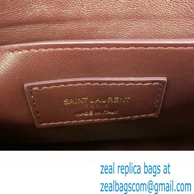 Saint Laurent cassandra medium top handle in grain de poudre embossed leather 623931 Black - Click Image to Close