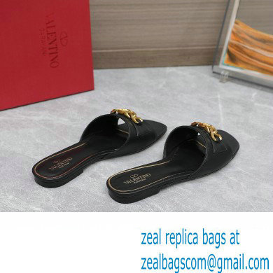 Valentino VLogo Chain Slides in calfskin leather 01 2023