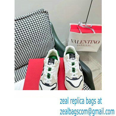 Valentino Vlogo Pace low-top Women/Men sneakers in split leather, fabric and calfskin 02 2023