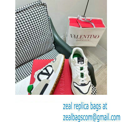 Valentino Vlogo Pace low-top Women/Men sneakers in split leather, fabric and calfskin 02 2023