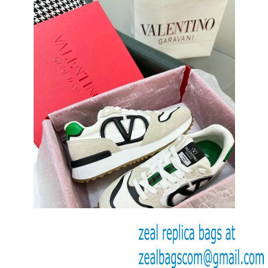 Valentino Vlogo Pace low-top Women/Men sneakers in split leather, fabric and calfskin 02 2023