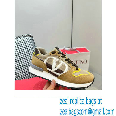 Valentino Vlogo Pace low-top Women/Men sneakers in split leather, fabric and calfskin 03 2023 - Click Image to Close