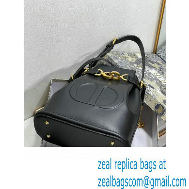 dior black Saddle CD-Embossed Calfskin Medium C'est Bag 2023 - Click Image to Close