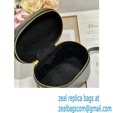 dior black calfskin Small CD Signature Vanity Case 2023 - Click Image to Close