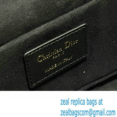 dior black calfskin Small CD Signature Vanity Case 2023