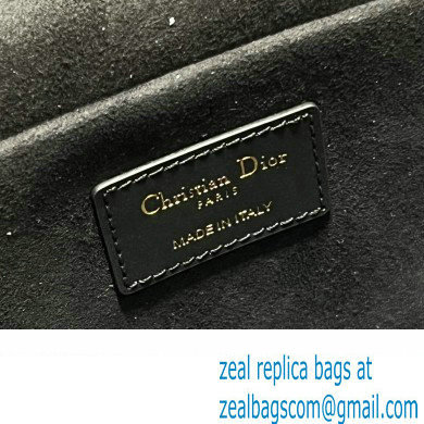 dior black calfskin large CD Signature Vanity Case 2023