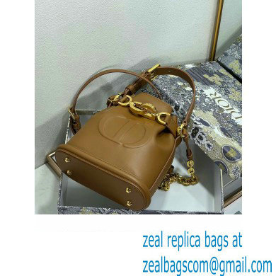 dior golden CD-Embossed Calfskin small C'est Bag 2023