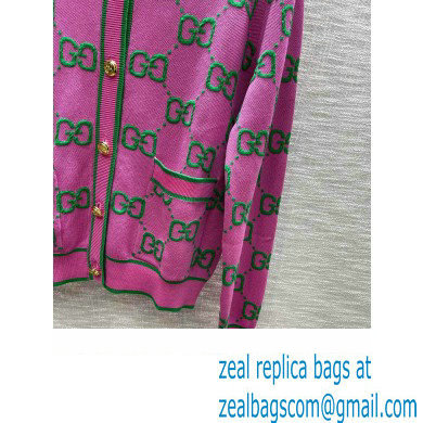 gucci pink gg cardigan 2023