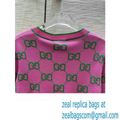 gucci pink gg cardigan 2023