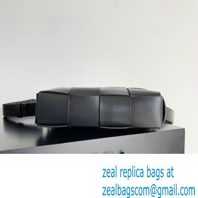 Bottega Veneta Cassette Small Intreccio leather Camera Bag Black