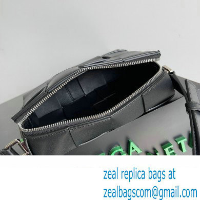 Bottega Veneta Cassette Small Intreccio leather Camera Bag Black