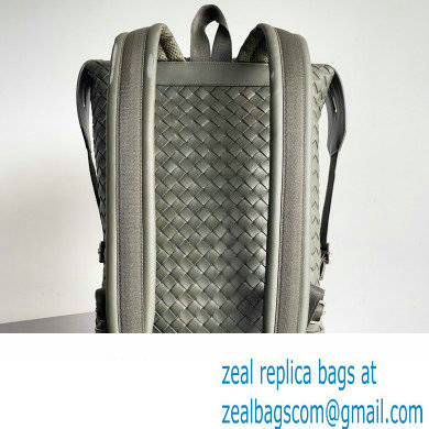 Bottega Veneta Intrecciato leather Backpack Bag Army Green