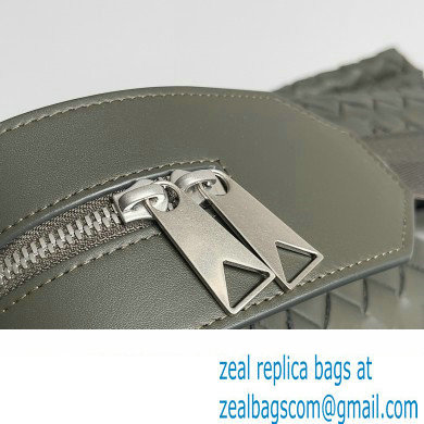 Bottega Veneta Intrecciato leather Backpack Bag Army Green - Click Image to Close