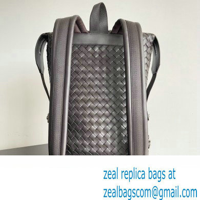 Bottega Veneta Intrecciato leather Backpack Bag Coffee