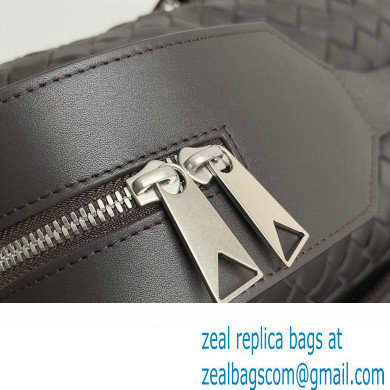 Bottega Veneta Intrecciato leather Backpack Bag Coffee - Click Image to Close