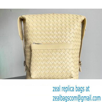 Bottega Veneta Intrecciato leather Backpack Bag Yellow