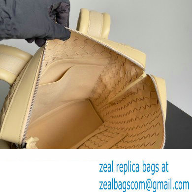 Bottega Veneta Intrecciato leather Backpack Bag Yellow - Click Image to Close