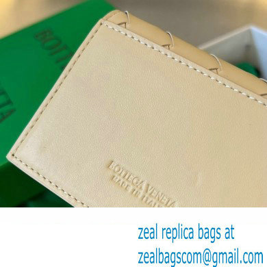 Bottega Veneta Intrecciato leather Business Card Case 605720 Beige