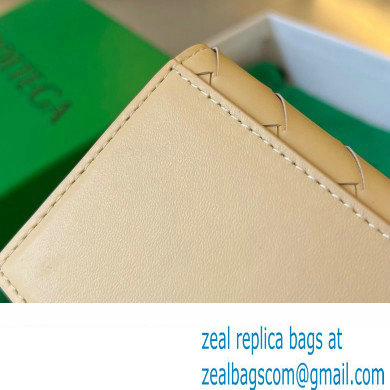 Bottega Veneta Intrecciato leather Business Card Case 605720 Beige - Click Image to Close
