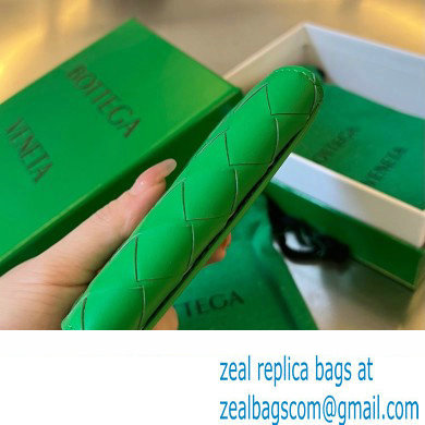 Bottega Veneta Intrecciato leather Business Card Case 605720 Green