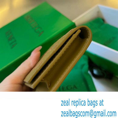 Bottega Veneta Intrecciato leather Business Card Case 605720 Olive Green - Click Image to Close