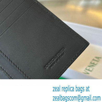 Bottega Veneta Intrecciato leather Long Wallet 676593 Black - Click Image to Close