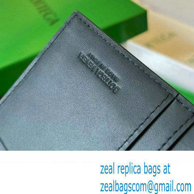 Bottega Veneta Intrecciato leather Long Wallet 676593 Dark Blue